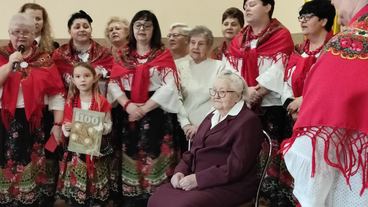 Jubileusz setnych urodzin Marianny Paluszczak z Bieńca